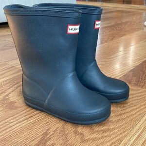Toddler hunter boots 8b/9g
